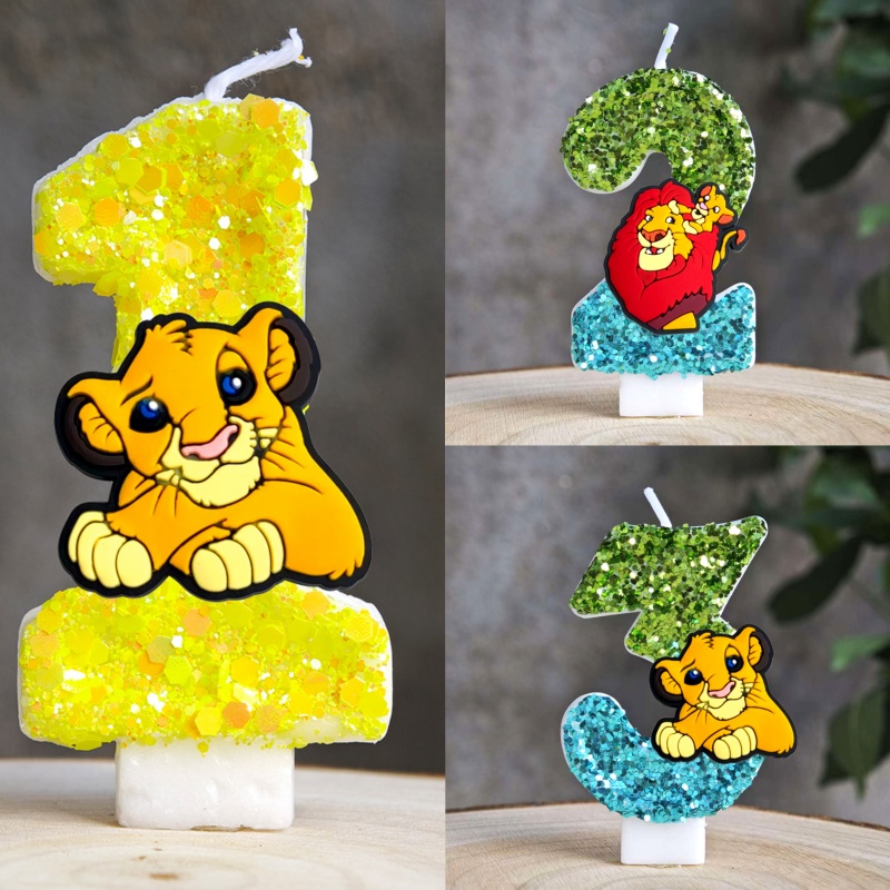 Zebra Candle Supplies - König der Löwen Simba Kerze Nummer