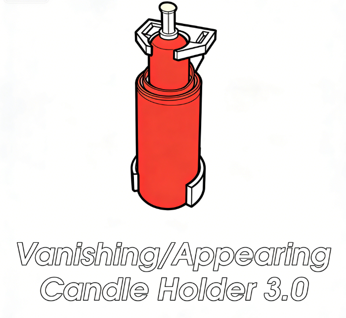 Your Candle Supplies - Zauberer verschwindender und erscheinender Kerzenhalter 3.0