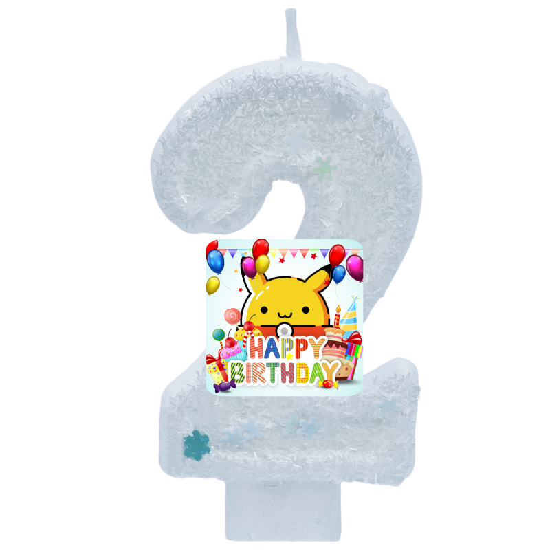 Zebra Candle Supplies - Pokemon Monster Pikachu Kerzen Themen-Geburtstagskerzen Nummer