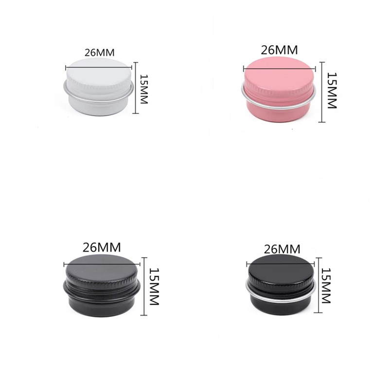 Black Tin Candle - 200 Stück Mini 5 g rosa