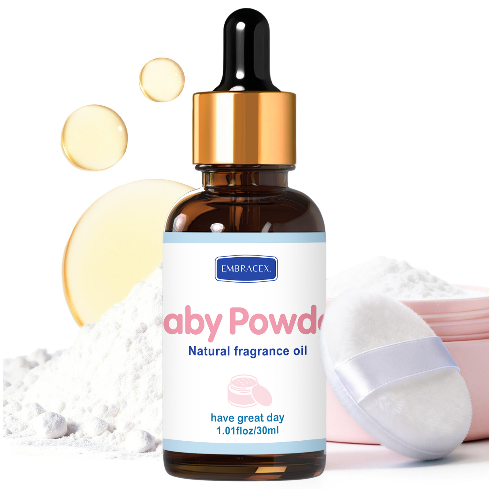 Candle Fragrance Supplies - 30 ml Babypuder-Ätherisches Öl für Diffusoren,