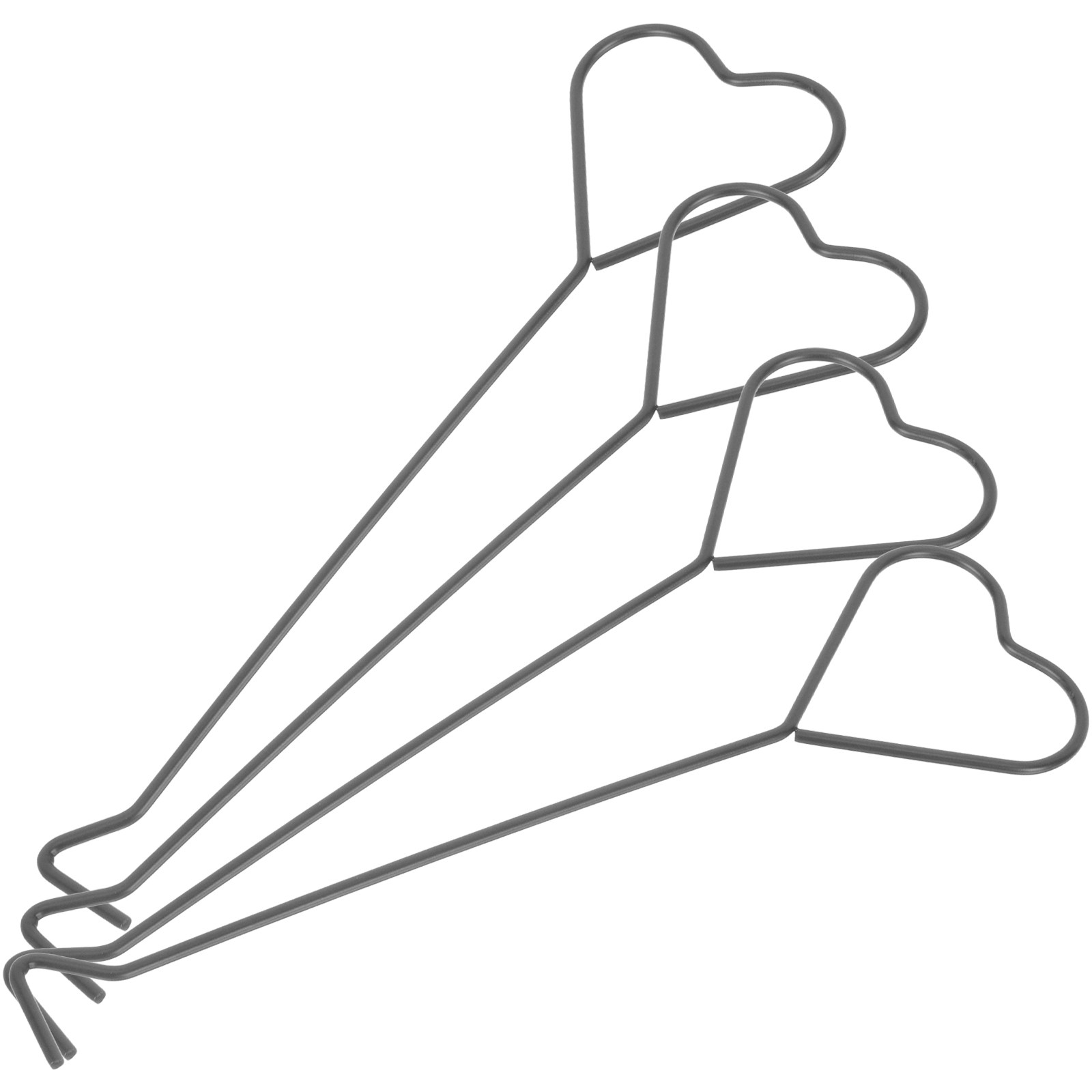 Wick Dipper Tool - 4 Stück robuste Eisen-Dochtschneider mit Herz-Design,