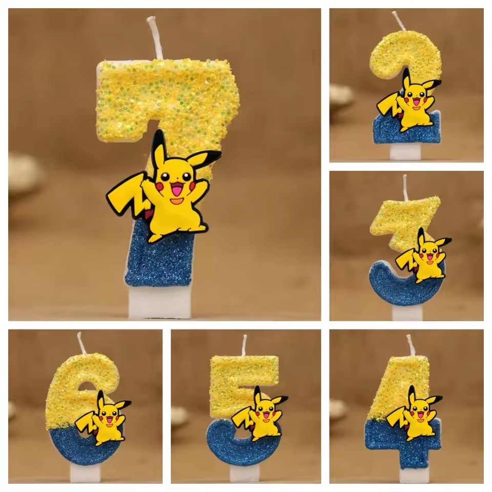 Candle Surprise - Cartoon Pokemon Kerzen Kuchen Anime Figur