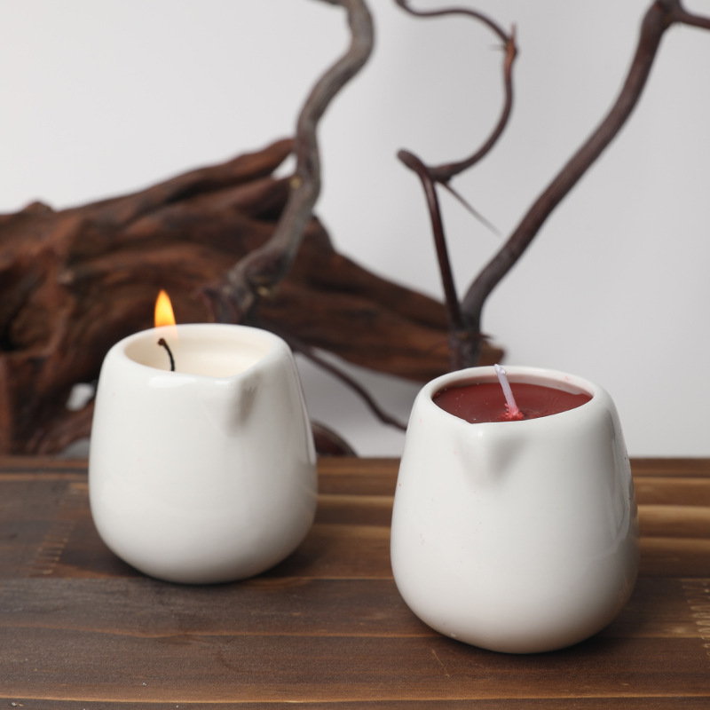 Candle Supplies Essential Oils - Reisebecher Keramikbecher Kerze Urlaubszubehör Souvenir Niedrigtemperatur-Kerze