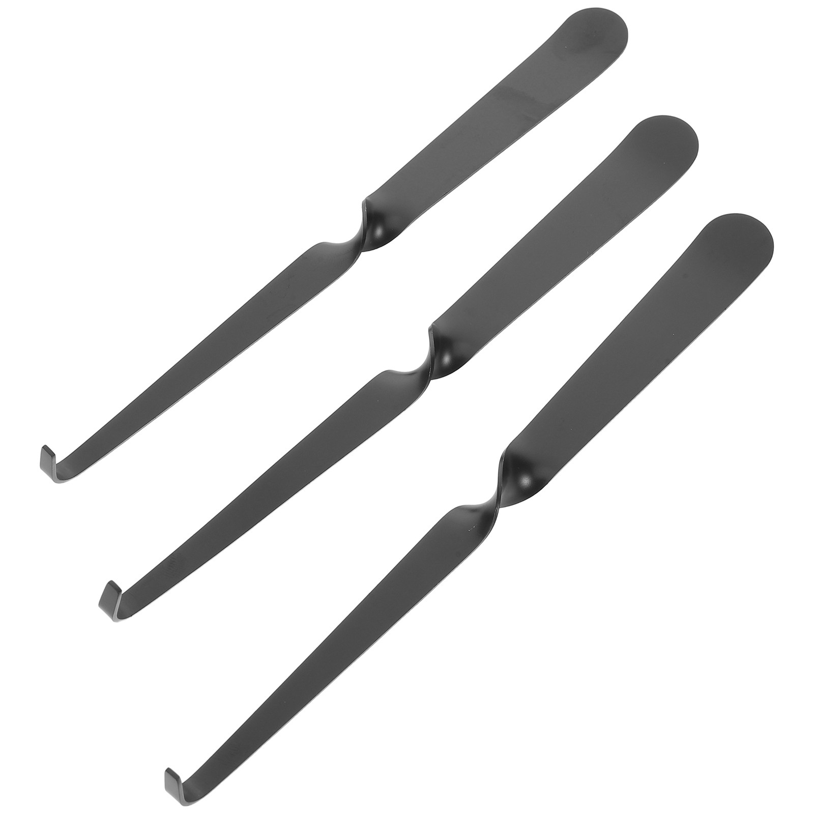 Wick Dipper Tool - 3-teiliges schwarzes Edelstahl-Dochtschürferset, gedrehter Dochtschürfer mit