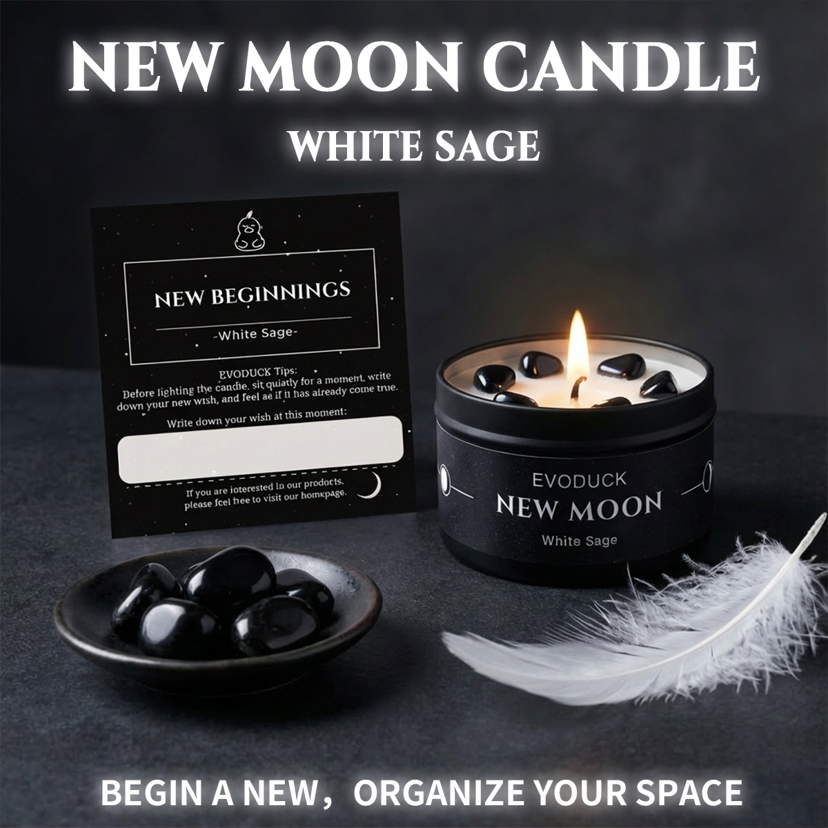 1 Stück Neumond Duftkerze Kris – Black Tin Candle Bewertung und Preis
