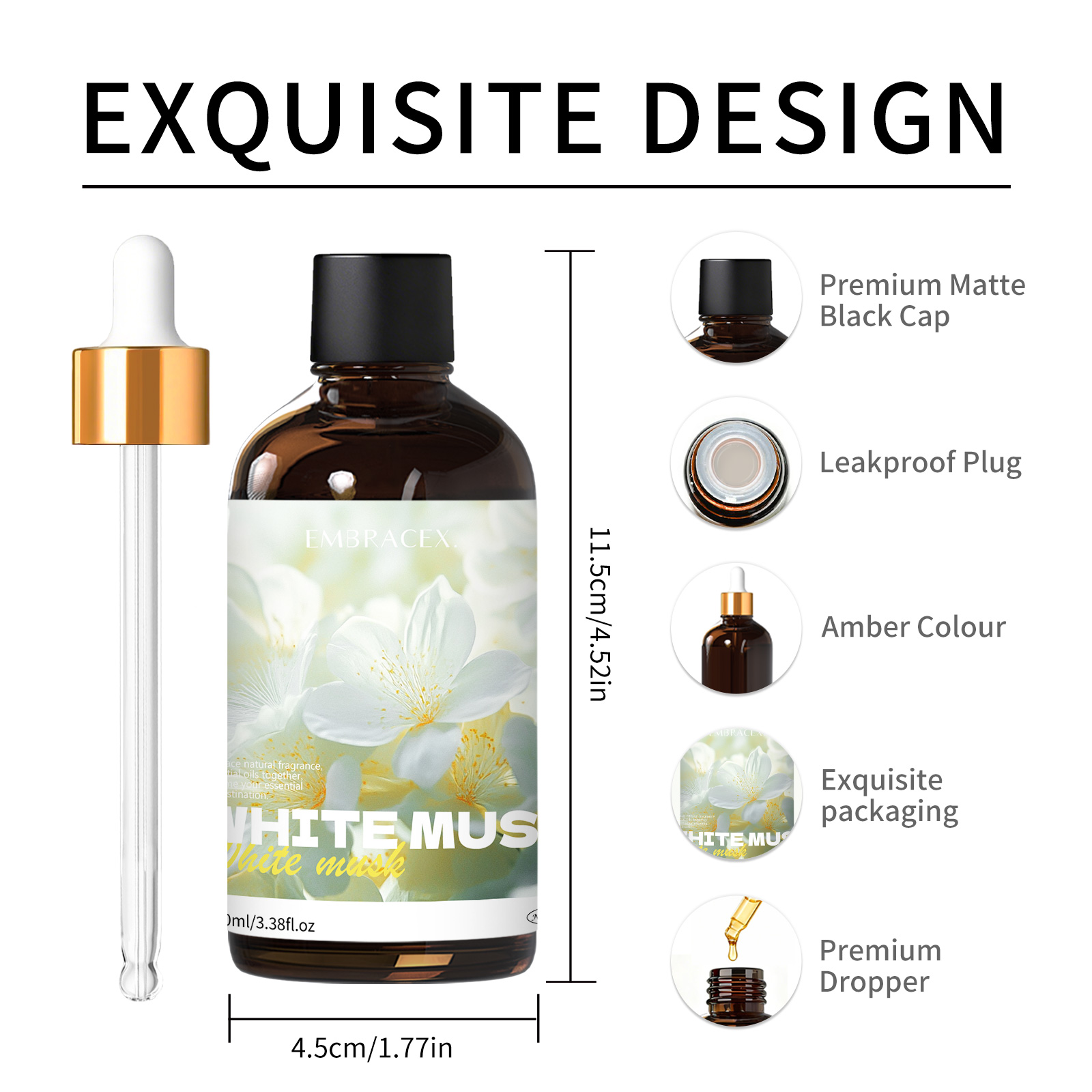 100 ml weißes Moschus-Ätherisc – Candle Supplies Essential Oils Bewertung und Preis