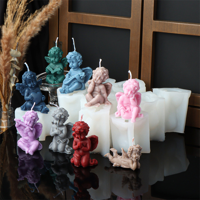 3D Silikon-Kerzenform Betender – Candle Fragrance Supplies Bewertung und Preis