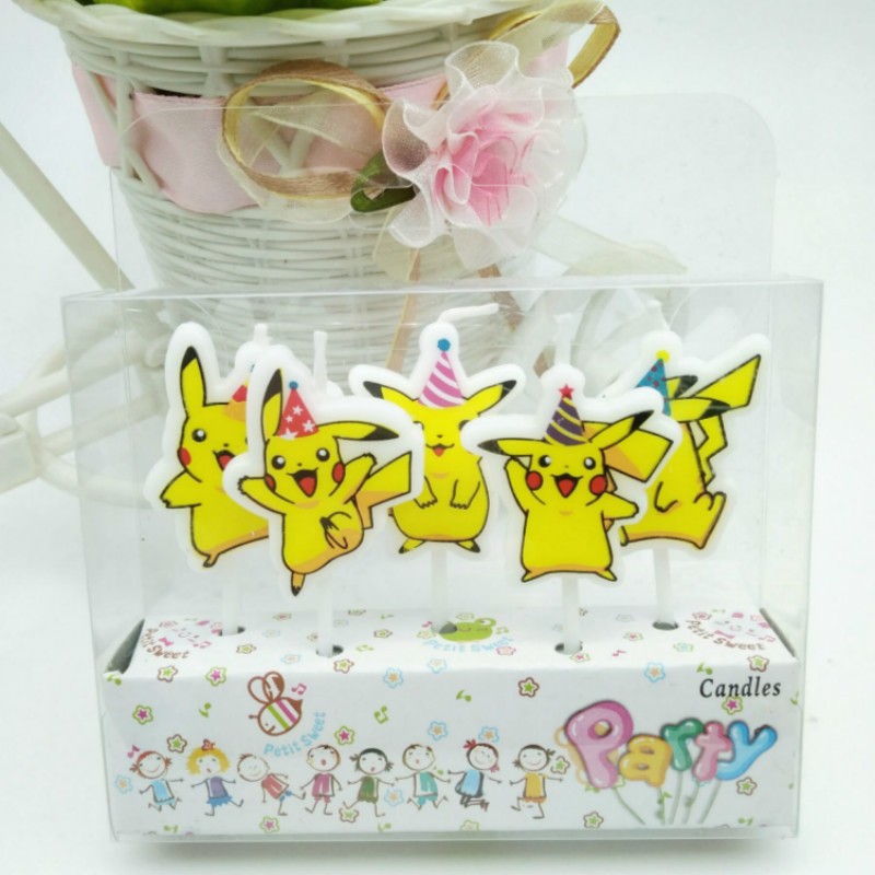 5 teile/los Pokemon Geburtstag – Candle Surprise Bewertung und Preis