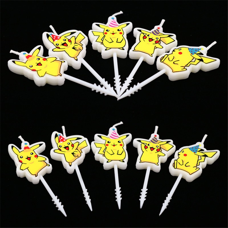 5 teile/los Pokemon Geburtstag – Candle Surprise Bewertung und Preis