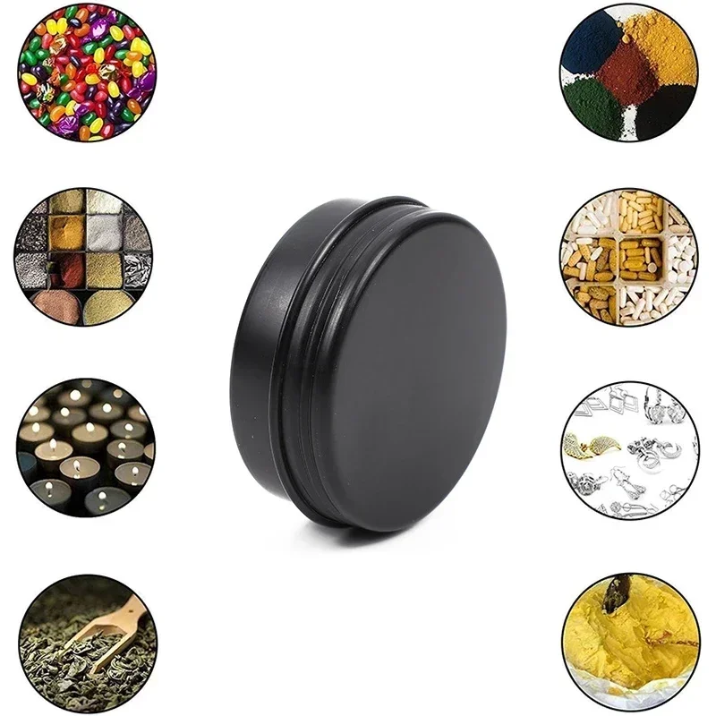 50Pcs Schwarz Leere Kerze Gläs – Black Tin Candle Bewertung und Preis