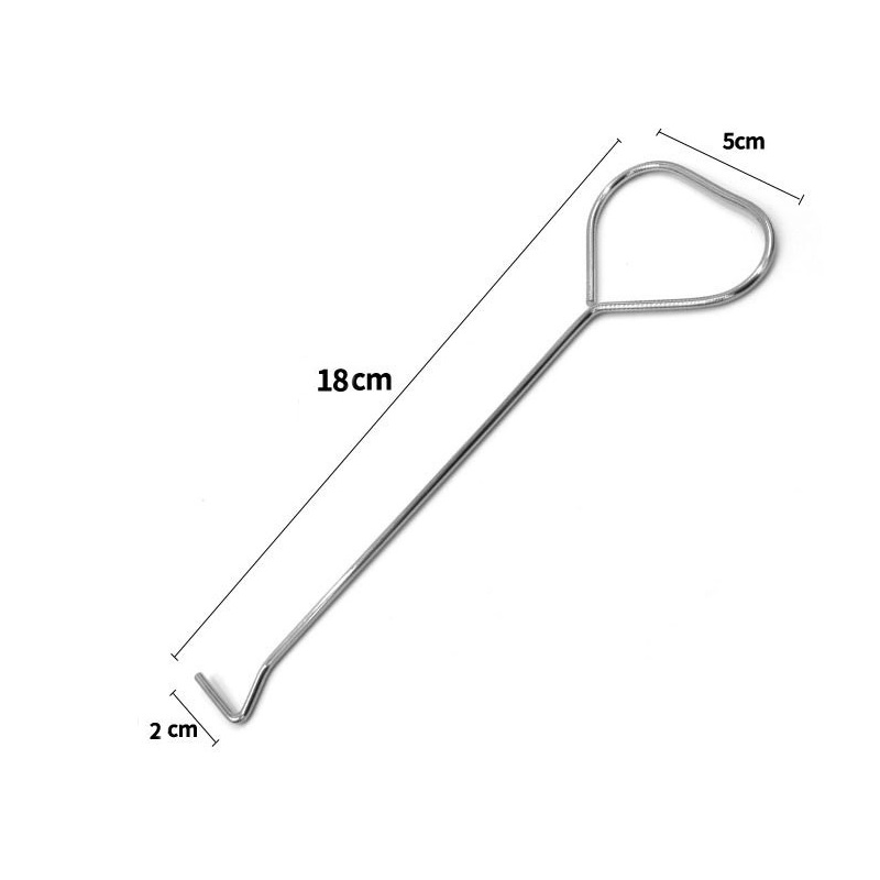 300 stücke 18cm Edelstahl lösc – Wick Dipper Tool Bewertung und Preis
