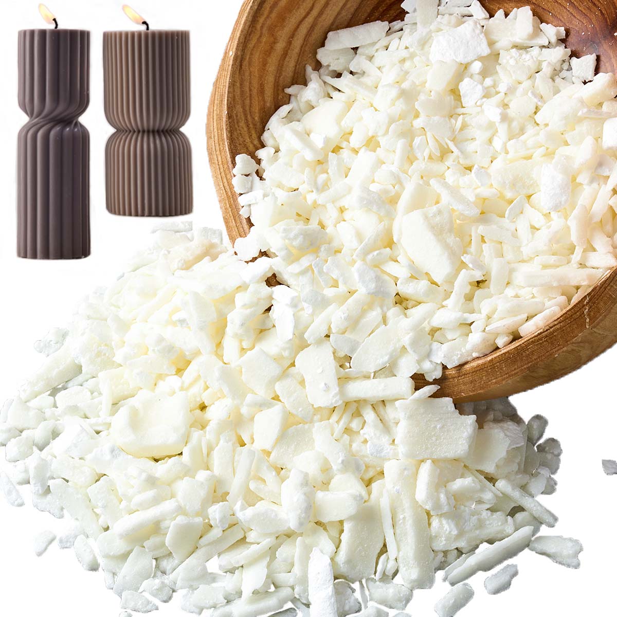 1 Pfund reinweißes Sojawachs f – Candle Supplies Bulk Bewertung und Preis