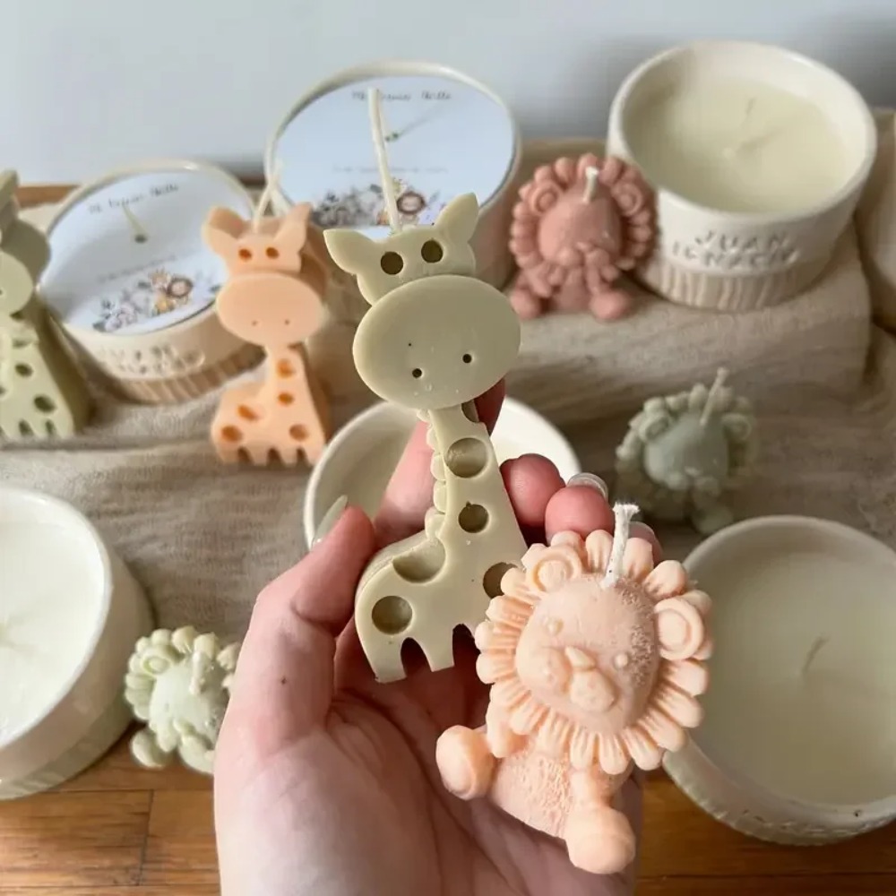 Löwen- und Giraffen-Silikonfor – Candle Fragrance Supplies Bewertung und Preis