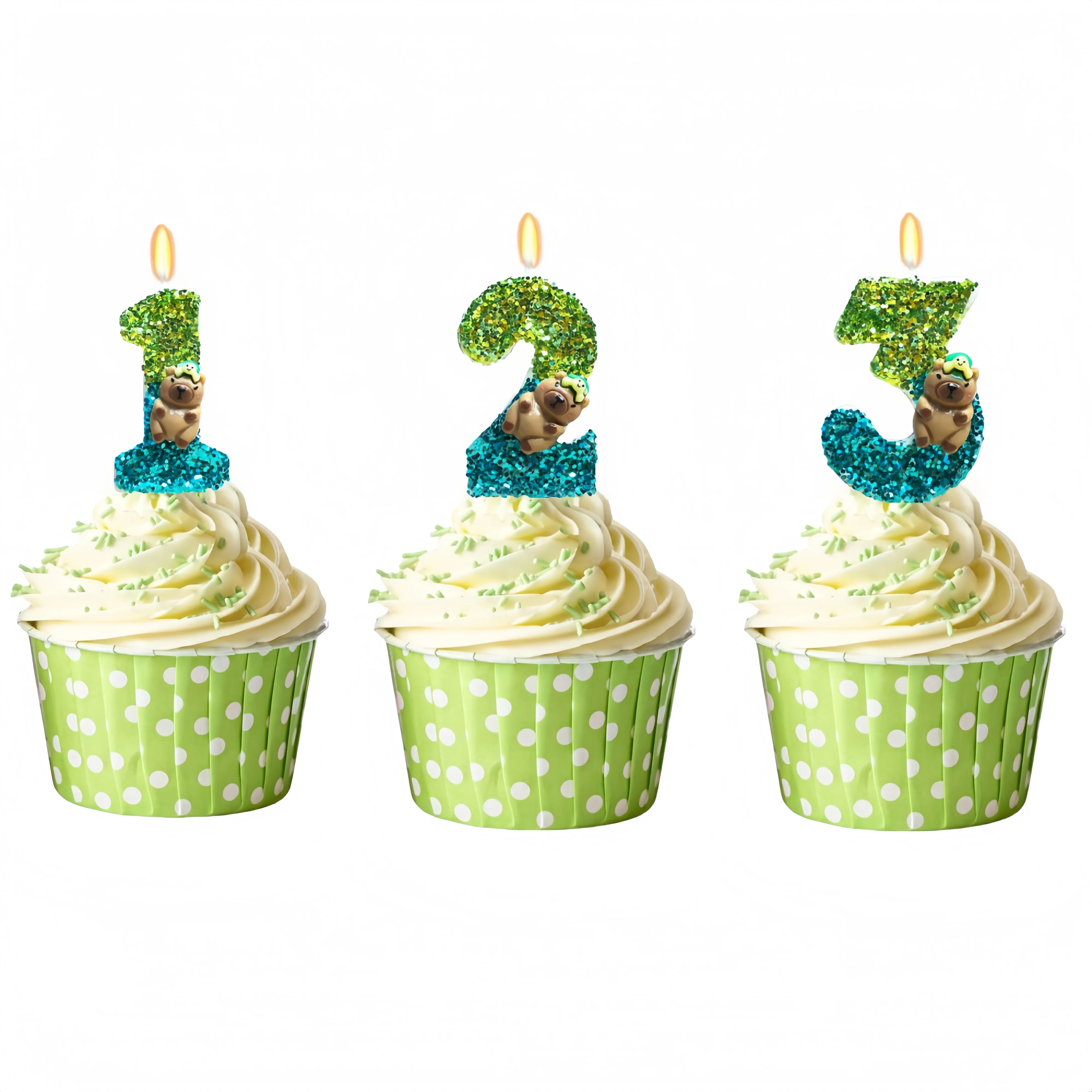 Capybara-Partykerzen-Set Numme – Zebra Candle Supplies Bewertung und Preis