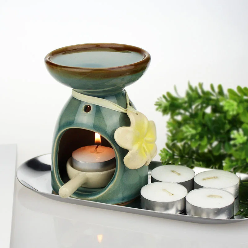 Keramik-Duftlampe mit Blumende – Candle Supplies Essential Oils Bewertung und Preis