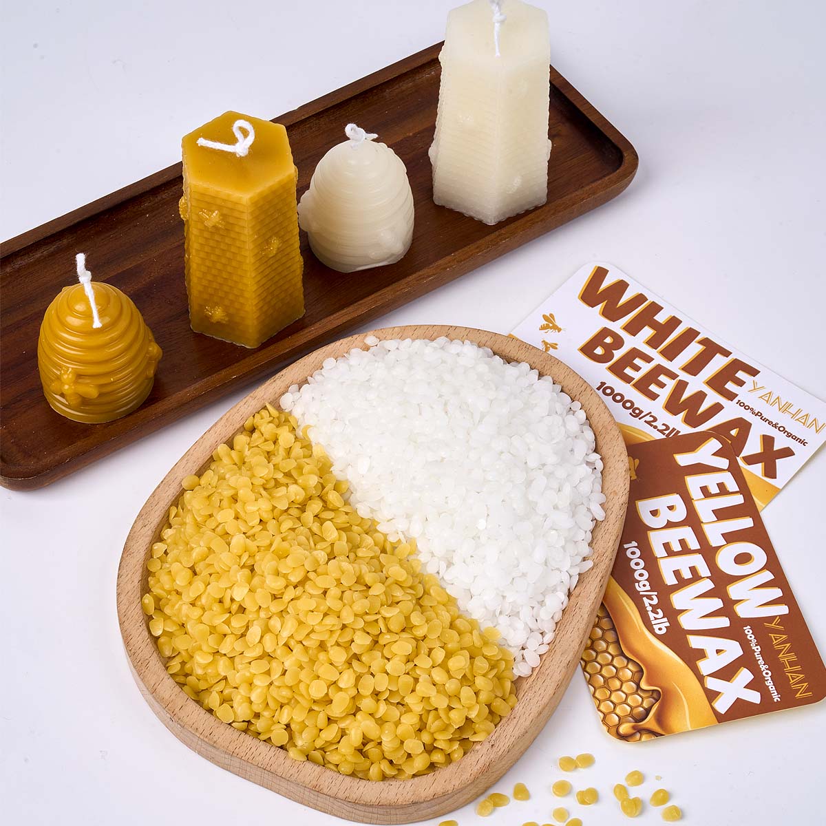 1000 g reines natürliches körn – Candle Supplies Bulk Bewertung und Preis