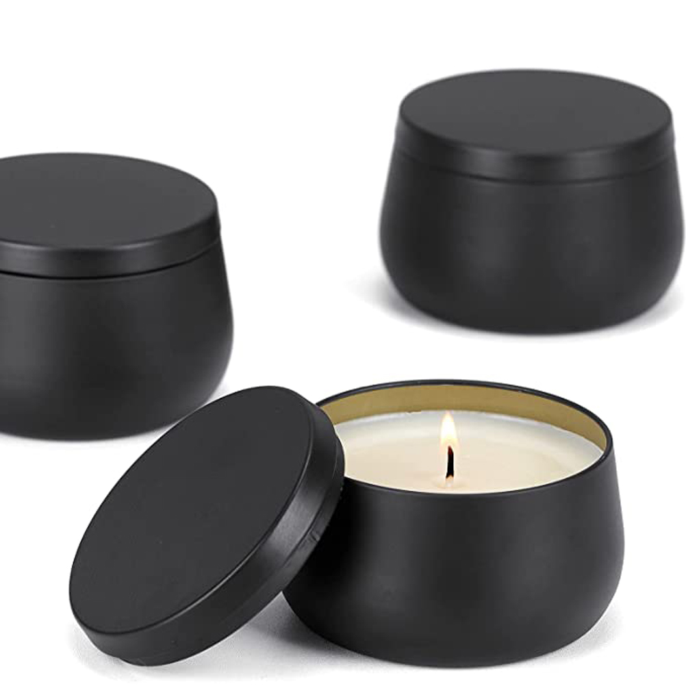 12 Stück 8 Unzen Weiß Schwarz  – Black Tin Candle Bewertung und Preis