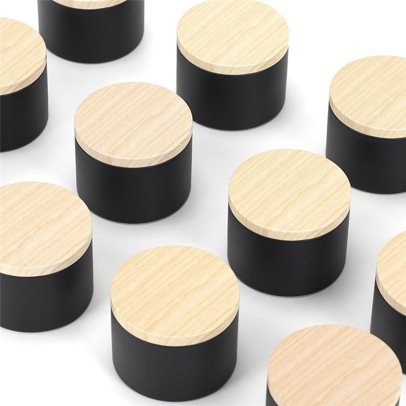 24er-Pack 4 Oz schwarze Kerzen – Black Tin Candle Bewertung und Preis