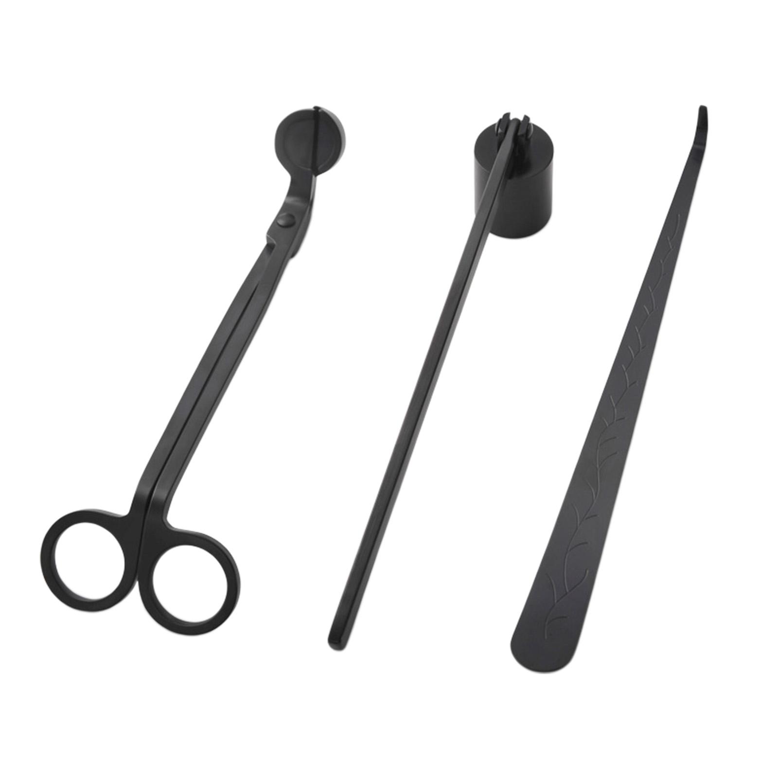 3-teiliges schwarzes Kerzendoc – Wick Dipper Tool Bewertung und Preis