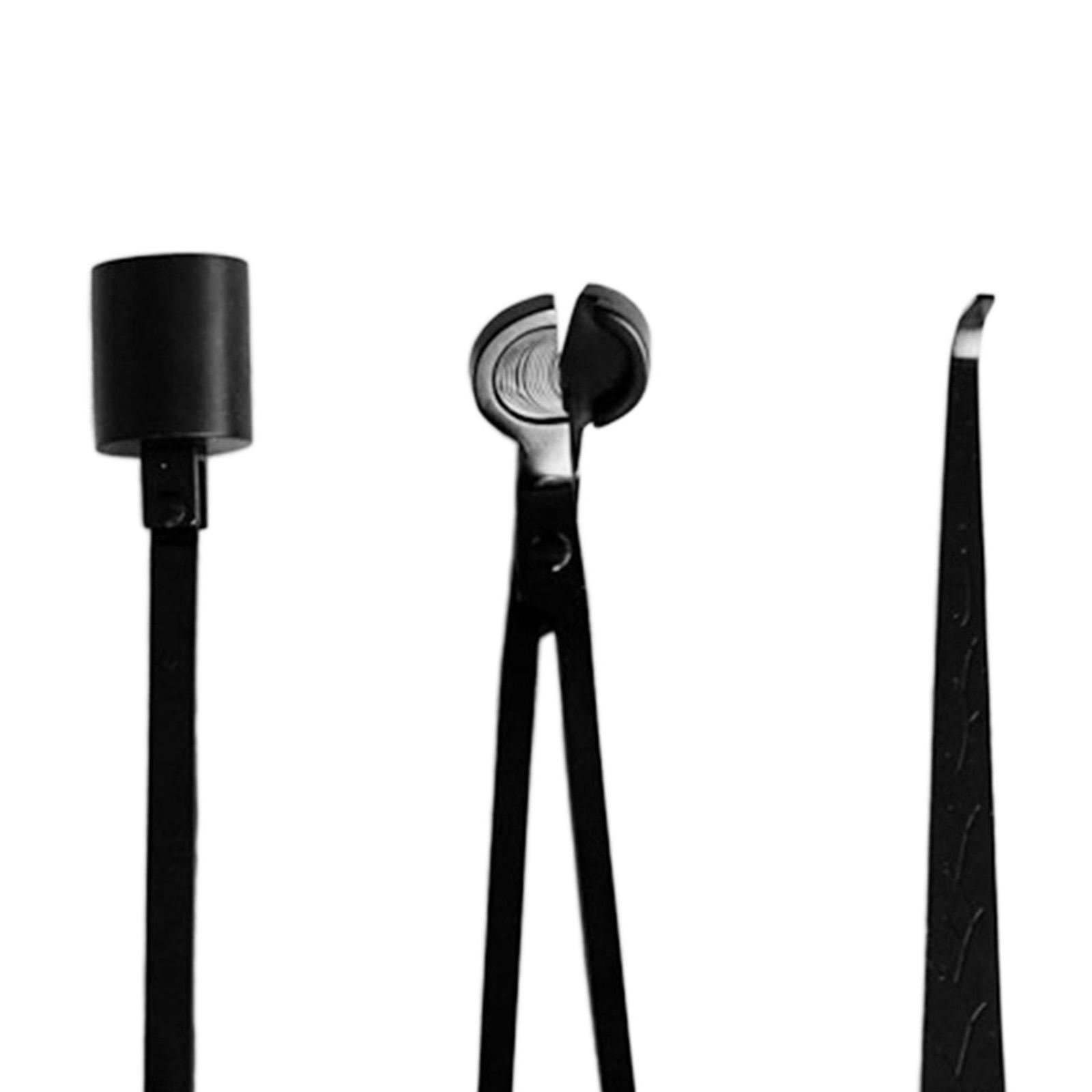 3-teiliges schwarzes Kerzendoc – Wick Dipper Tool Bewertung und Preis
