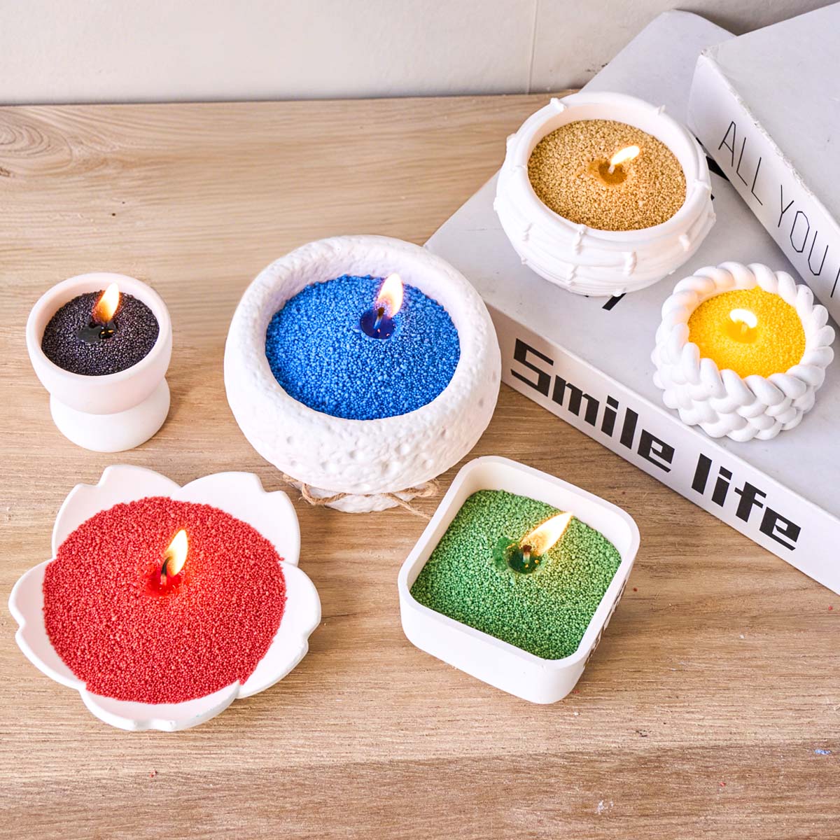 500g Buntes Granulat-Perlwachs – Candle Supplies Bulk Bewertung und Preis