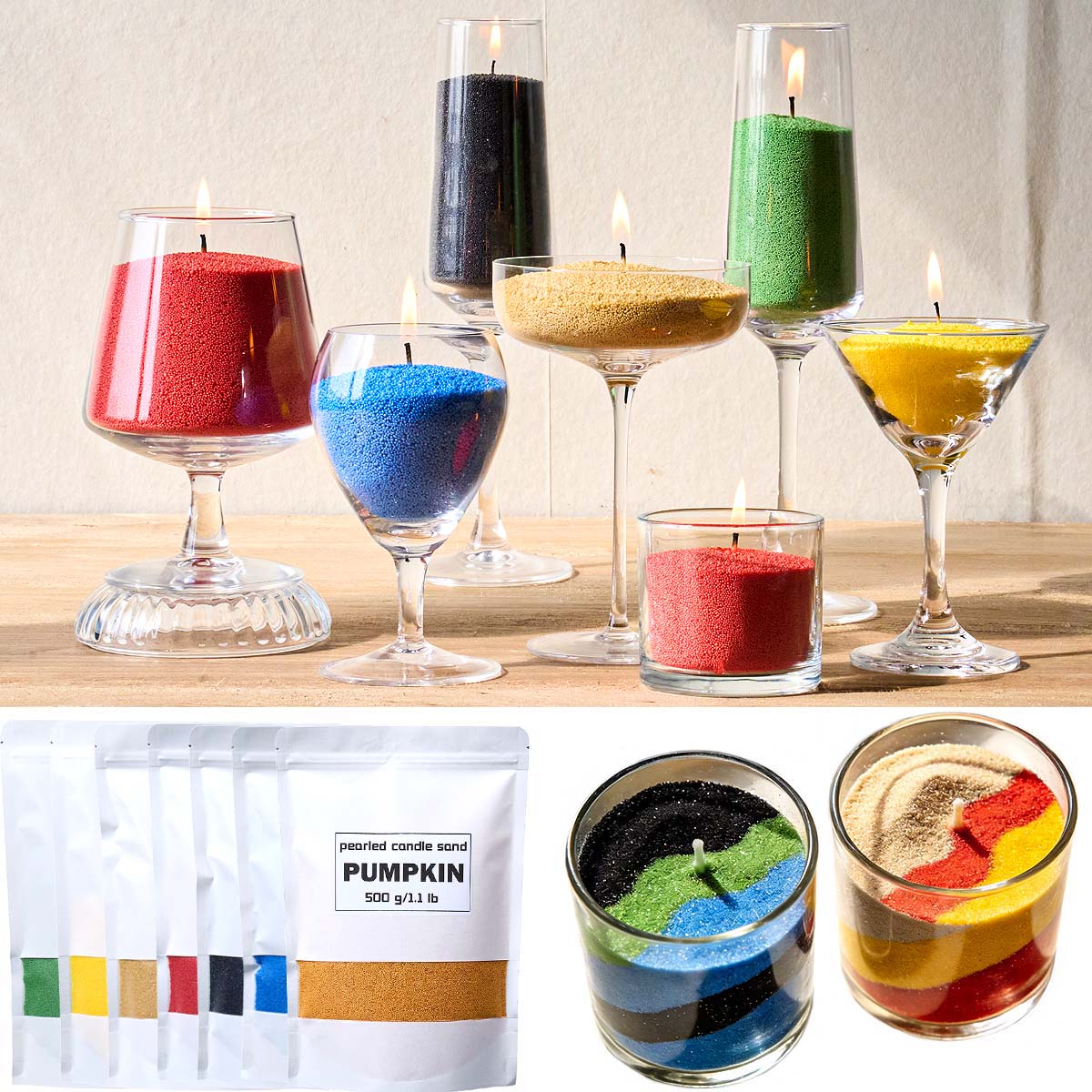 500g Buntes Granulat-Perlwachs – Candle Supplies Bulk Bewertung und Preis