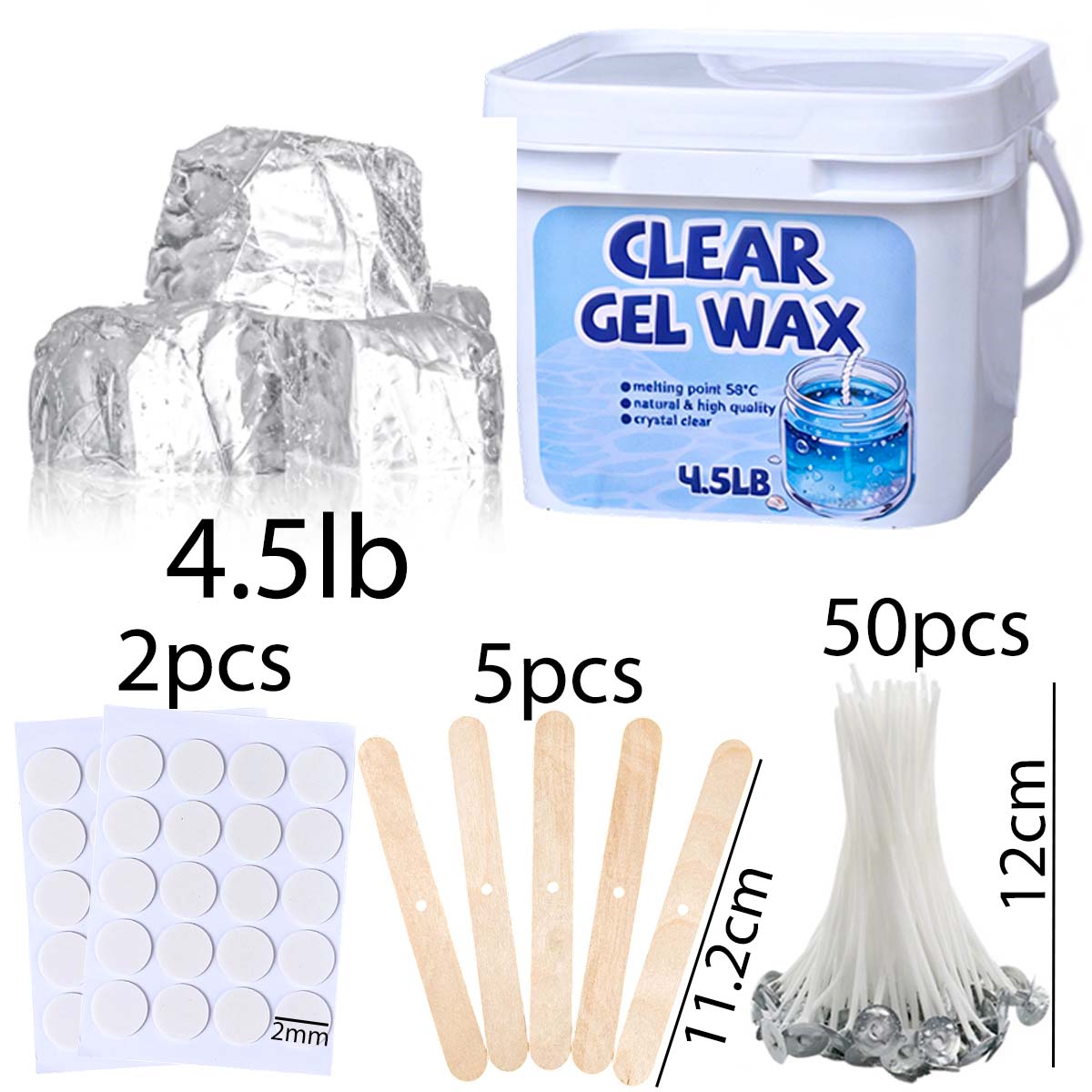 4,5 LB Großpackung Klares Gelw – Candle Supplies Bulk Bewertung und Preis