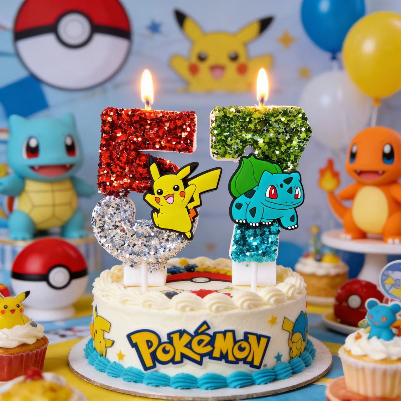 Niedliche Pokemon-Kerze Nummer – Candle Surprise Bewertung und Preis