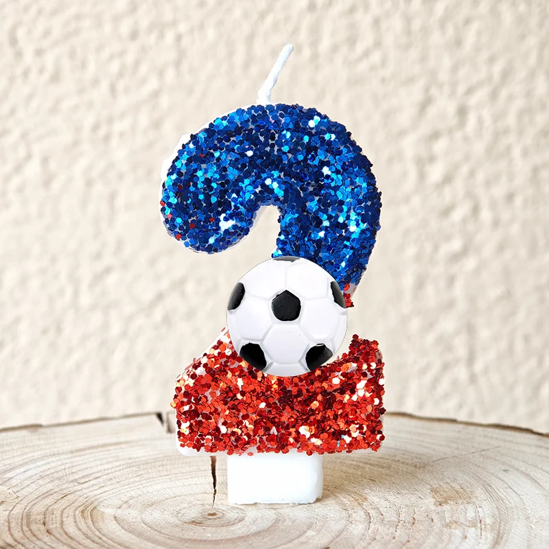 Fußballkerzen Nummer 0-9 Fußba – Zebra Candle Supplies Bewertung und Preis