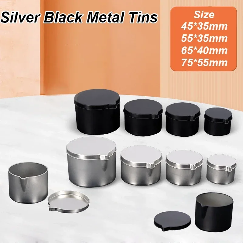 12 Stück silber-schwarze Metal – Black Tin Candle Bewertung und Preis