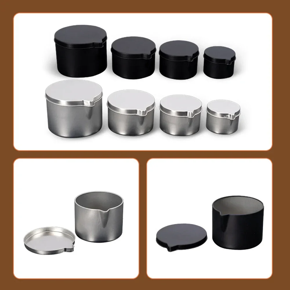 12 Stück silber-schwarze Metal – Black Tin Candle Bewertung und Preis